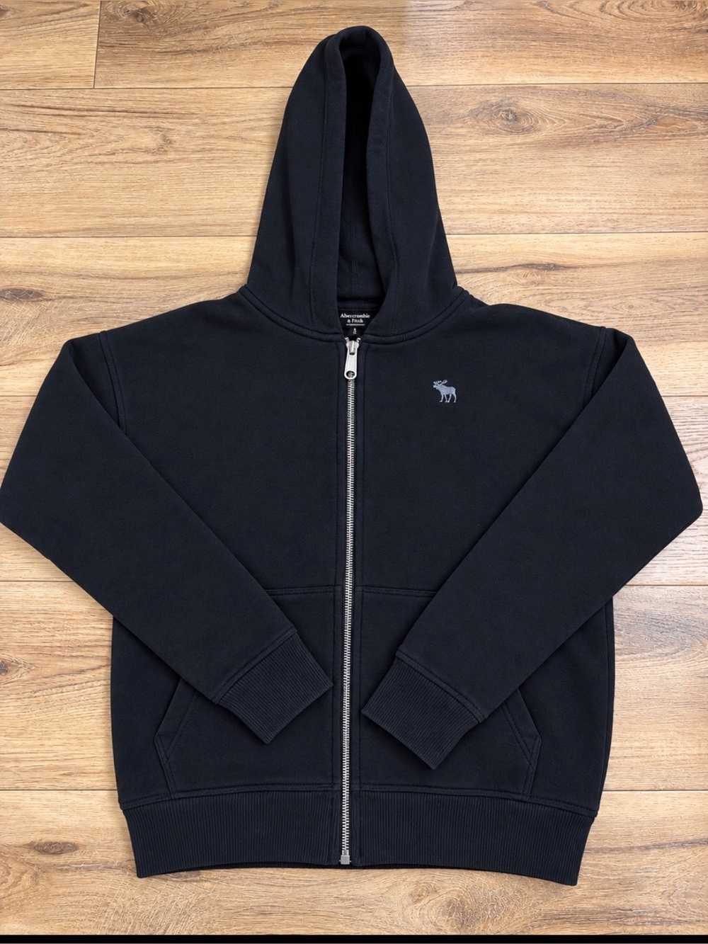 Abercrombie & Fitch boys Black Zip-Up Hoodie 13/14